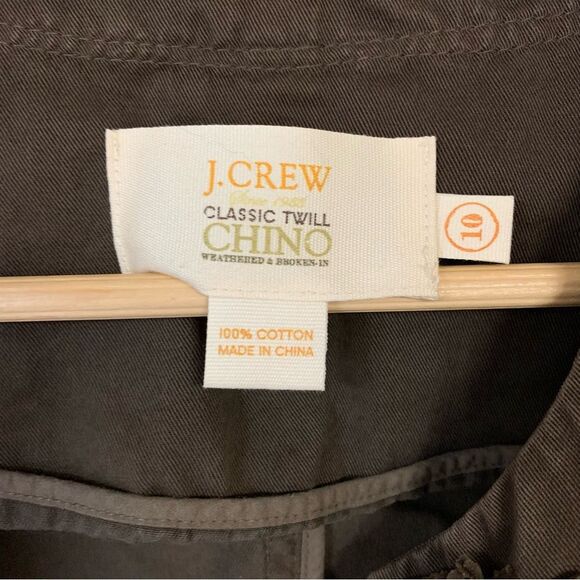 🆕 J CREW Blazer Jacket Women's 10 Brown Ruffles Classic Twill Chino Fall Preppy - Picture 6 of 8